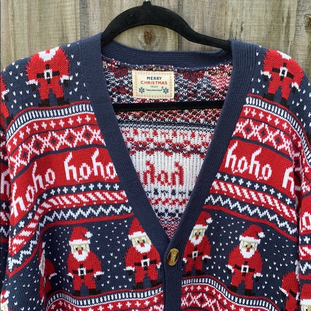 Men’s ugly Christmas sweater, cardigan XXL